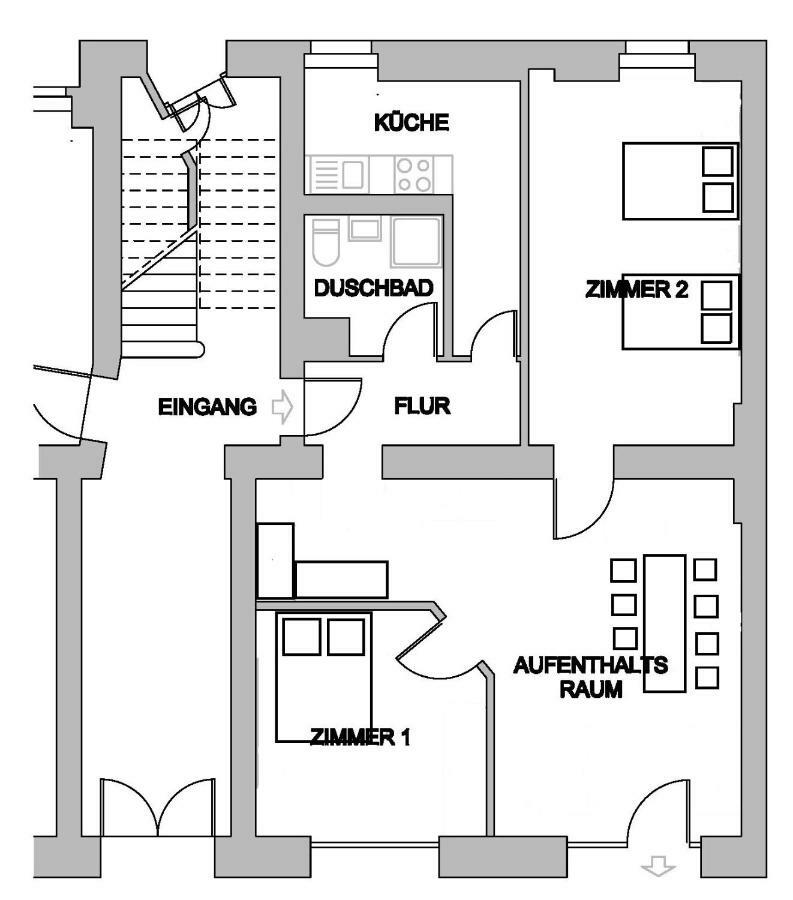 ברלין City-Apartment Zille מראה חיצוני תמונה